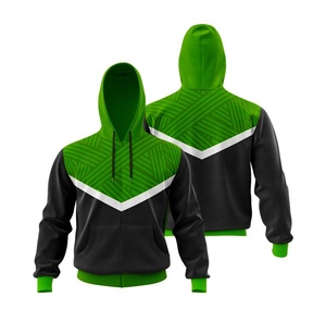 Pull à capuche en coton pour hommes Offre Spéciale Fabriqué en usine Conception personnalisée Double couche polaire Panneau multicolore Nouveau pull à motif imprimé - Product Image 5