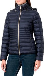 Women's Lightweight <b>Packable</b> Hooded Winter Quilted Puffer <b>Jacket</b> Water Resistant Detachable Hat & Sleeves Polyester/Cotton - Product Image 1