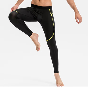 <b>Mens</b> high waist leggings stretch fitness tights supportive sports <b>pants</b> for gym <b>yoga</b> running and daily movement - Product Image 4