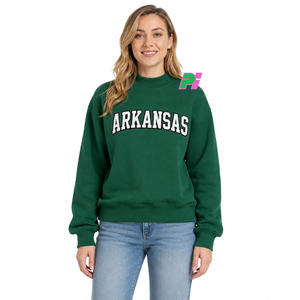 เสื้อสเวตเชิ้ตคอเต่าสตรีทแวร์ Pook International สำหรับผู้หญิง - งานปักและงานเย็บแบบกำหนดเอง ผ้าฝ้าย 100% คุณภาพสูง - Product Image 2