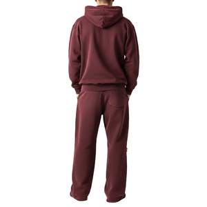 Custom Acid Wash Sweatsuit Jogging Track Suit <b>Set</b> Street wear <b>Spray</b> Wash Flare Sweatpants and Full Zip up Hoodie <b>Set</b> - Product Image 4