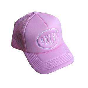 Gorra de Camionero Personalizada de Malla para Hombre, Estilo Y2K Unisex, Transpirable, Impermeable, Ropa de Calle, Playa, Rendimiento, Parche de Rayas Bordado - Product Image 1