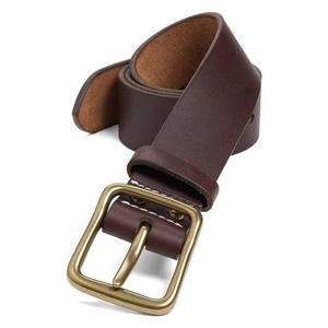 Ceintures en cuir pour hommes de style européen, boucle en laiton doré de luxe, designs personnalisables, respectueuses de l'environnement - Product Image 5