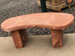 Dalles et plaques en pierre de grès rouge à surface fendue pour revêtement de villa moderne - Product Image 5