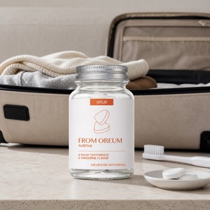 [FROM OREUM] Pasta de Dientes Sólida con Sabor a Mandarina de Jeju, 60 Tabletas para la Rutina de Cuidado Bucal en el Hogar - Product Image 1