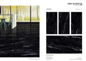 Carreaux de porcelaine modernes ultra brillants 60x120cm 600x1200mm 24x48 pour une application élégante sur les sols et les murs intérieurs. - Product Image 3