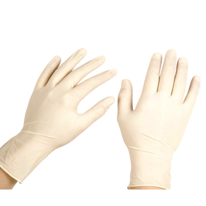 Guantes de Seguridad Industriales Verdes, Guantes de Goma con Puño Extendido para el Manejo de Materiales Peligrosos - Product Image 3