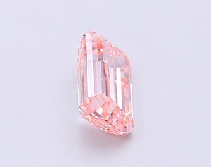 Diamant rose intense fantaisie de 1,01 carat, taille émeraude, cultivé en laboratoire CVD, clarté VS2, polissage excellent, pierre précieuse non montée pour la création de bijoux - Product Image 4