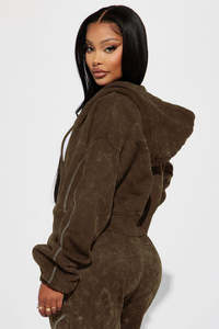 Sudadera Corta con Cremallera para Mujer al por Mayor, Estilo Vintage Lavado, Chaqueta Streetwear, Ropa Personalizada, Proveedor OEM ODM, Mercado de EE. UU. - Product Image 4