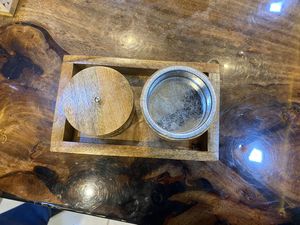 Sandalwood Arabic <b>Incense</b> Burner Set Bakhoor Holder Tray-Eco-Friendly Religious Home Fragrance for <b>Cone</b> <b>Incense</b> Ramadan Decor - Product Image 3