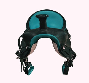 Selle de cheval western professionnelle en cuir, arbre en fibre de verre léger, selle de randonnée équestre artisanale de qualité supérieure 16 pouces - Product Image 2