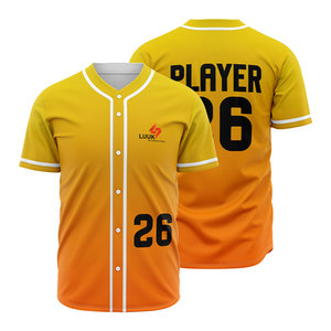 Maillot de baseball entièrement sublimé en gros, personnalisable avec logo, nom et numéro, respirant, séchage rapide, uniforme en polyester - Product Image 4
