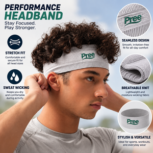 OEM Breathable Dry <b>Sports</b> <b>Headband</b> Moisture Wicking Athletic Sweatband Elastic Non Slip Hair Band Running Workout Fitness - Product Image 2