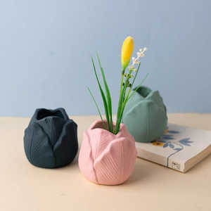 HOMEJOY2000 Petits vases en résine RPT9 - Pot élégant et durable pour la décoration de la maison ou l'utilisation en jardin - Product Image 1