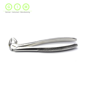 INSTRUMENTOS DE BELLEZA MELPEX Pinzas Dentales Manuales de Acero Inoxidable para Extracción de Molares Inferiores Autoclavables con Certificación CE ISO - Product Image 1