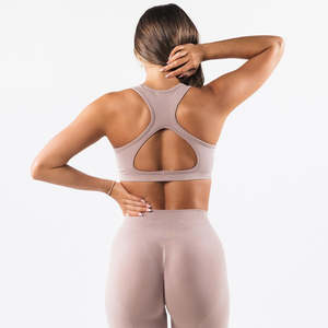 Tops de Yoga con Logotipo de Diseño Personalizado, Ropa Deportiva, Sujetadores Deportivos Cortos de un Solo Hombro para Mujer, para Correr al Aire Libre - Product Image 2