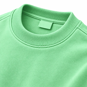 Mint Green Crewneck Sweatshirt Men <b>Women</b> Solid Color Casual Pullover Long Sleeve <b>Tops</b> - Product Image 5