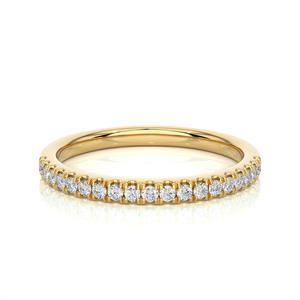 Bague élégante en or 18 carats avec diamant naturel rond de 0,20 carat, bijoux fins de luxe pour femmes - Product Image 5