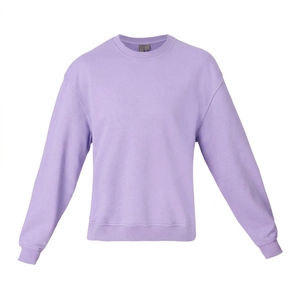 Sweat à capuche pour homme 410g en molleton argenté chaud à col ras du cou, couleur unie - Tissu tissé personnalisable en mélange coton-polyester, coupe classique - Product Image 2