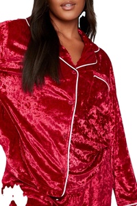 SARFAN Customized Women's Winter Sleepwear Premium High Quality Soft Breathable Terry Fabric Front Plus Size OEM/ODM Knee - Product Image 6