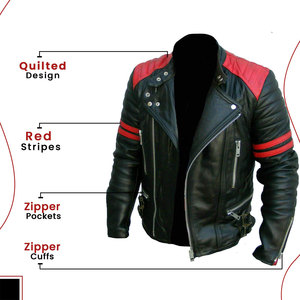 <b>High</b> Quality <b>Leather</b> Jacket For biker Riders Safe And Thick Fabric Men And Women <b>Leather</b> Motorbike Jacket <b>Top</b> Trendy Items - Product Image 6