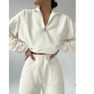Nouvel ensemble de survêtement pour femme personnalisé, 2 pièces, sweat à capuche zippé et pantalon de jogging, vêtements de sport décontractés, ensemble 2 pièces, sweat à capuche pour femme, fabriqué par Twin City - Product Image 2