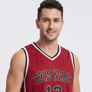 Uniforme de Baloncesto Ligero de Malla al Por Mayor, Conjunto de Camiseta sin Mangas y Pantalones Cortos para Entrenamiento de Baloncesto, Secado Rápido - Product Image 3