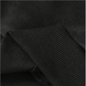 Sudadera con Capucha Oversize Negra Personalizada con Cristales Dispersos y Pedrería, Estilo Urbano, Venta al por Mayor - Product Image 4