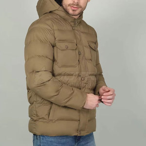 Chaqueta Acolchada para Hombre, Cálida, con Cierre Frontal, Ajuste Cómodo, Material Aislante, Secado Rápido, Ecológica, para Actividades al Aire Libre en Invierno y Uso Diario - Product Image 2