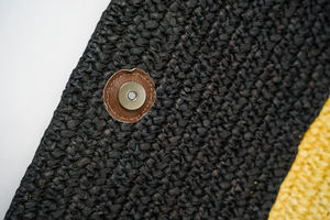 Bolso de Paja Bohemio Ecológico de Moda 2026, Bolso de Mano de Rafia Natural con Solapa de Crochet para Mujer, para Playa, Fiestas y Viajes - Product Image 2