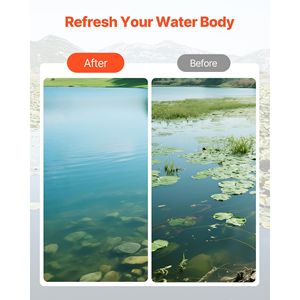 Diserbatrice Manuale per Piante Acquatiche di Laghi e Stagni, Larghezza Massima di Taglio 48 Pollici, Lame in Acciaio Resistente, Taglierina e Rastrello Affilati - Product Image 5