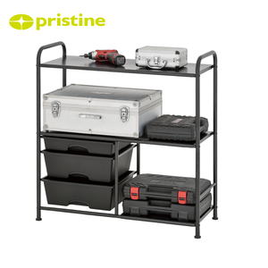 Estantería de Almacenamiento de 3 Niveles con Cajones, Fabricada en Taiwán, para el Hogar, Manualidades, Bricolaje - Product Image 3