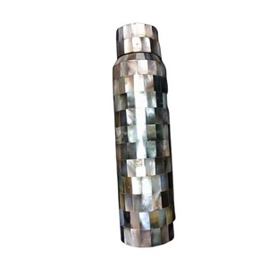 Botella de Agua de Cobre de la Más Alta Calidad, Diseño Minimalista, Termo Portátil de Viaje con Tapa - Product Image 3