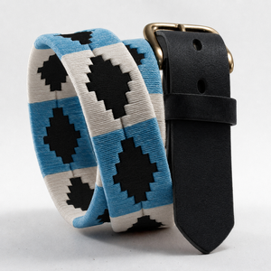 Cinturón de Polo Argentino Hecho a Mano, Cuero Genuino Tejido, Estilo Gaucho Ecuestre, Patrón Geométrico Deportivo, Alta Resistencia y Durabilidad - Product Image 6
