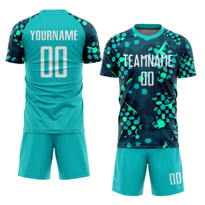 Ensemble de maillots de foot jaunes personnalisés avec nom et numéro, en polyester, pour équipe, séchage rapide. - Product Image 6