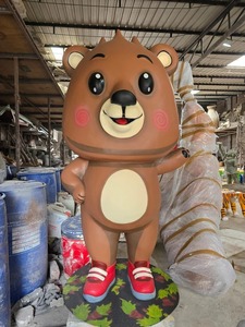 Estatua de Oso de Peluche de FRP de Diseño Único, Arte Duradero de Fibra de Vidrio para Decoración de Jardín, Hogar, Hotel, Resort y Parque Temático en Venta - Product Image 5