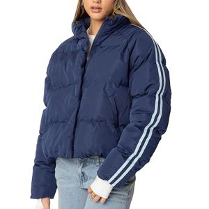 เสื้อแจ็คเก็ตพัฟเฟอร์คุณภาพสูงสำหรับฤดูหนาว ไซส์ใหญ่ ระบายอากาศได้ดี อุ่นสบาย ดีไซน์คอตั้ง สำหรับผู้หญิง - Product Image 1