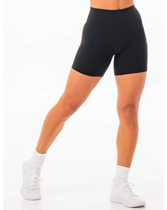 High Waist Women's Solid Gym <b>Tights</b> Hot Shorts Custom Logo Breathable Elastic Waist Skinny Fit Quick Dry Low MOQ - Product Image 3