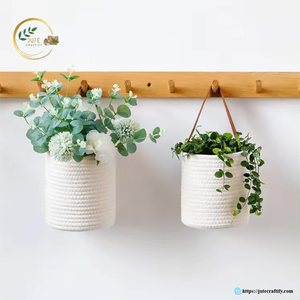 Stylish Jute <b>Tree</b> Pot – Handmade Eco Friendly <b>Planter</b> Cover <b>for</b> Contemporary and Rustic Interior Decor - Product Image 2