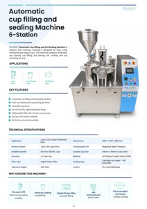 Machine de remplissage et de scellage à chaud entièrement automatique pour liquides, haute productivité, entraînée par moteur, en acier inoxydable - Product Image 5
