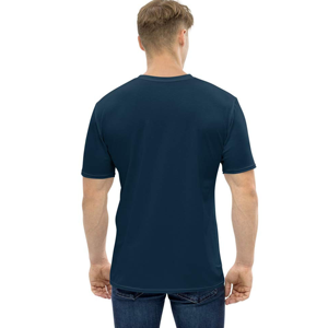 Camiseta de Manga Corta para Hombre, de Secado Rápido, con Estampado Tie-Dye, Corte Ajustado, Cuello Redondo, Estilo Casual - Product Image 2
