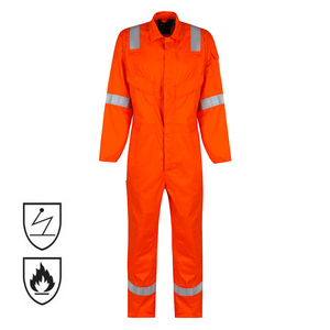 Cotton Hi Vis <b>Waterproof</b> Unisex Work <b>Overall</b> CE Certified Fire Proof Industrial Safety Uniform Jumpsuit by JNA Group - Product Image 2