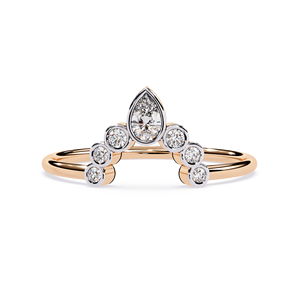 Beautiful 10K <b>Gold</b> Round Cut Lab Grown Diamond IGI Certified <b>Ring</b> for Women for Proposal or Anniversary Gift - Product Image 2