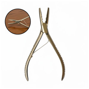 Pince à extensions capillaires en acier inoxydable, nouvelle arrivée, best-seller, professionnelle, forte tenue, revêtement plasma, durable - Product Image 6