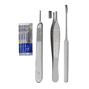 ชุดเครื่องมือผ่าตัดทั่วไปสำหรับสัตว์ 19 ชิ้น พร้อมใบมีดผ่าตัด ชุดเครื่องมือผ่าตัดสแตนเลสเยอรมัน - Product Image 4