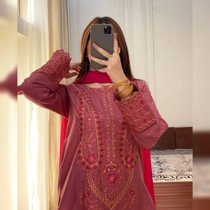 Party Wear Ensemble haut et bas confortables de taille XL avec Dupatta chic - Product Image 4