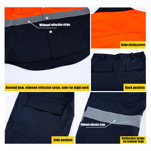 Ropa de Trabajo de Seguridad Reflectante Personalizada para Trabajadores de la Construcción, Ropa de Trabajo de Alta Visibilidad para Hombre con Logotipo - Product Image 4