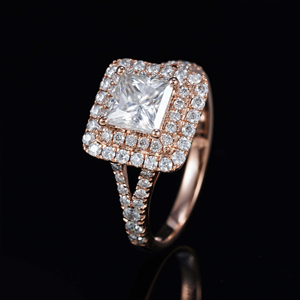 Custom Igi Report 14k Gold Lab Grown Diamond <b>Silver</b> 925 <b>Rings</b> VVS VS CVD <b>Emerald</b> 1ct 2carat 3carat 4carat Lab Grown Diamond <b>Ring</b> - Product Image 4