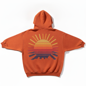 Sudadera con Capucha para Hombre con Estampado de Atardecer, Corte Regular, Algodón French Terry, Ropa Casual de Verano, Diseño con Bolsillos - Product Image 4
