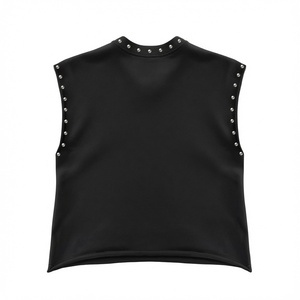 Camiseta sin mangas Glory Custom con gráfico de diamantes de imitación, 100 % algodón, tela suave y transpirable, nuevo estilo moderno para camiseta sin mangas, unisex. - Product Image 2